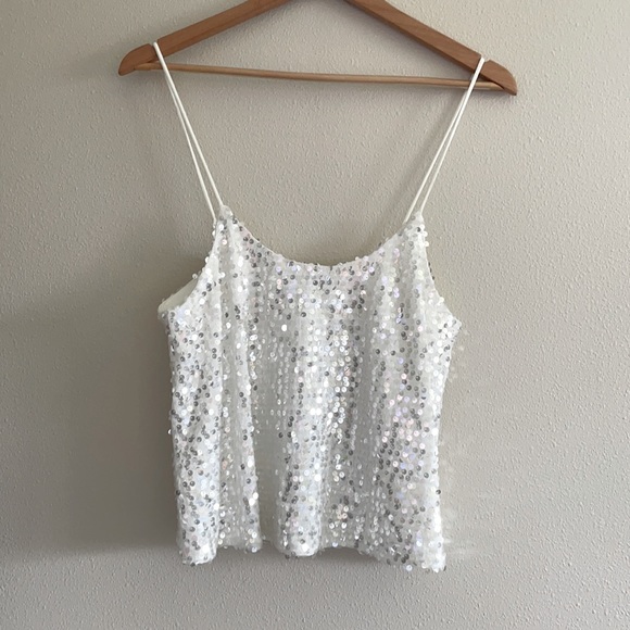 Lulus Tops - Lulu’s Sequin Crop Top